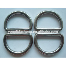 wholesale strap decoration metal ring/high quality metal d ring/zinc alloy ring for sale